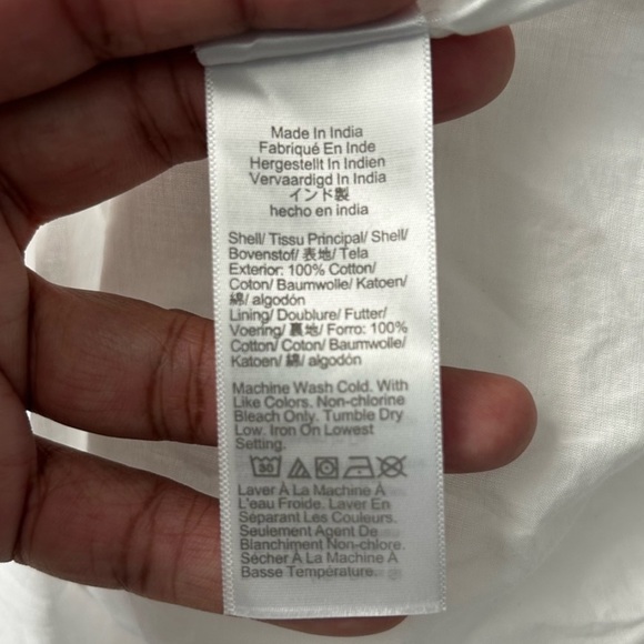 J. Crew Maxi Dress Black, White, and Tan - Picture 9 of 10